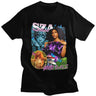 Rapper SZA CTRL X SOS Album Print T-Shirt Plus Size Retro Punk Universal Oversized Hip Hop Harajuku Cotton Streetwear