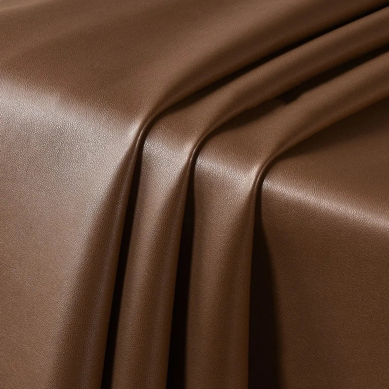 Protein Leather Fabric Soft Slightly Elastic - Leather Jacket Wholesale Cloth Apparel Diy Sewing PU Material by the Meters