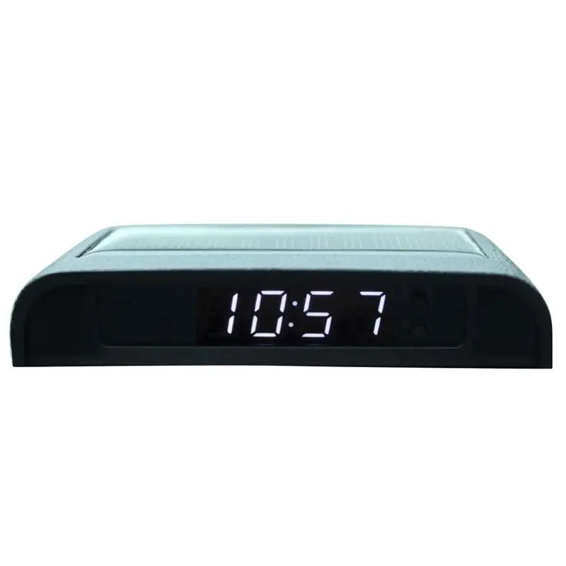 Solar Dashboard Car Clock Display Car Clocks Glow In The Dark Date digital thermometer for vehicles car electronic accessories