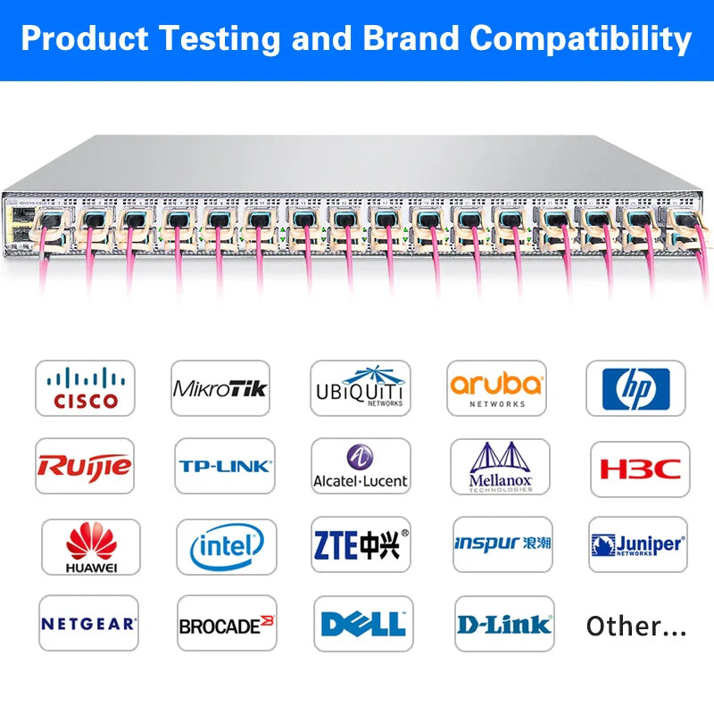 High Speed QSFP28 100G 850nm Fiber Optical Module 100GBASE-SR4 100m MTP/MPO DDM For Cisco QSFP28-100G-SR4/ Mikrotik Equipment