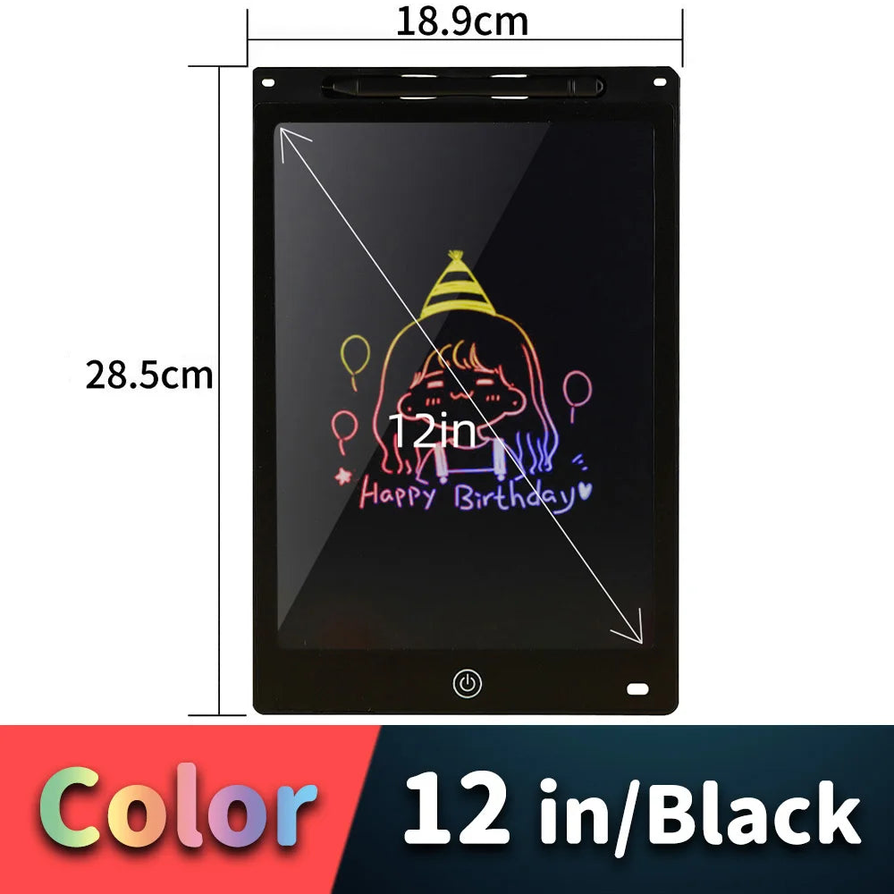 12 inch LCD Writing Tablet Digit Magic Blackboard Electron Drawing Board Art Painting Tool Kids Toys Brain Game Child Best Gift