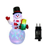 2.4M Christmas Inflatable Outdoor Doki Toy with LED Light Santa Claus Christmas Decoration Navidad Natal Xmas Props Home Decor