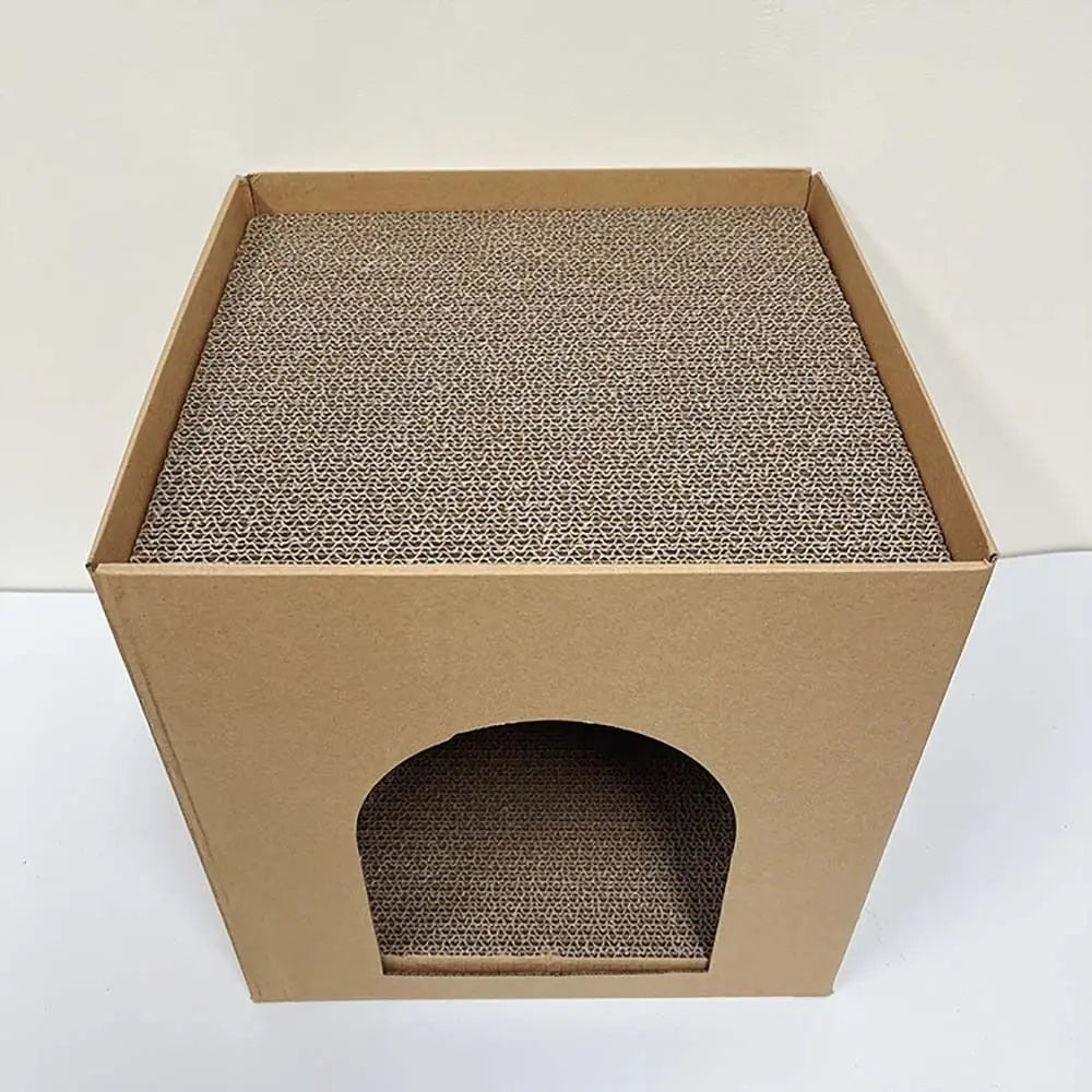 Cat Cardboard Box Wear-resistant Kitten Puppy Exercising Grinding Nail Scraper Mat Pet Accessories