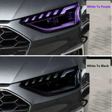 TPU Photochromic Headlight Protection Film PPF Paint Protection Photochromic Film UV Color Change Headlight Anti-scratch Film