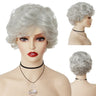 GNIMEGIL Synthetic Short Pixie Cut Wig Women Natural Hairstyle Bangs Wig Blonde Mix Brown Soft Straight Wig for Chemo Patient