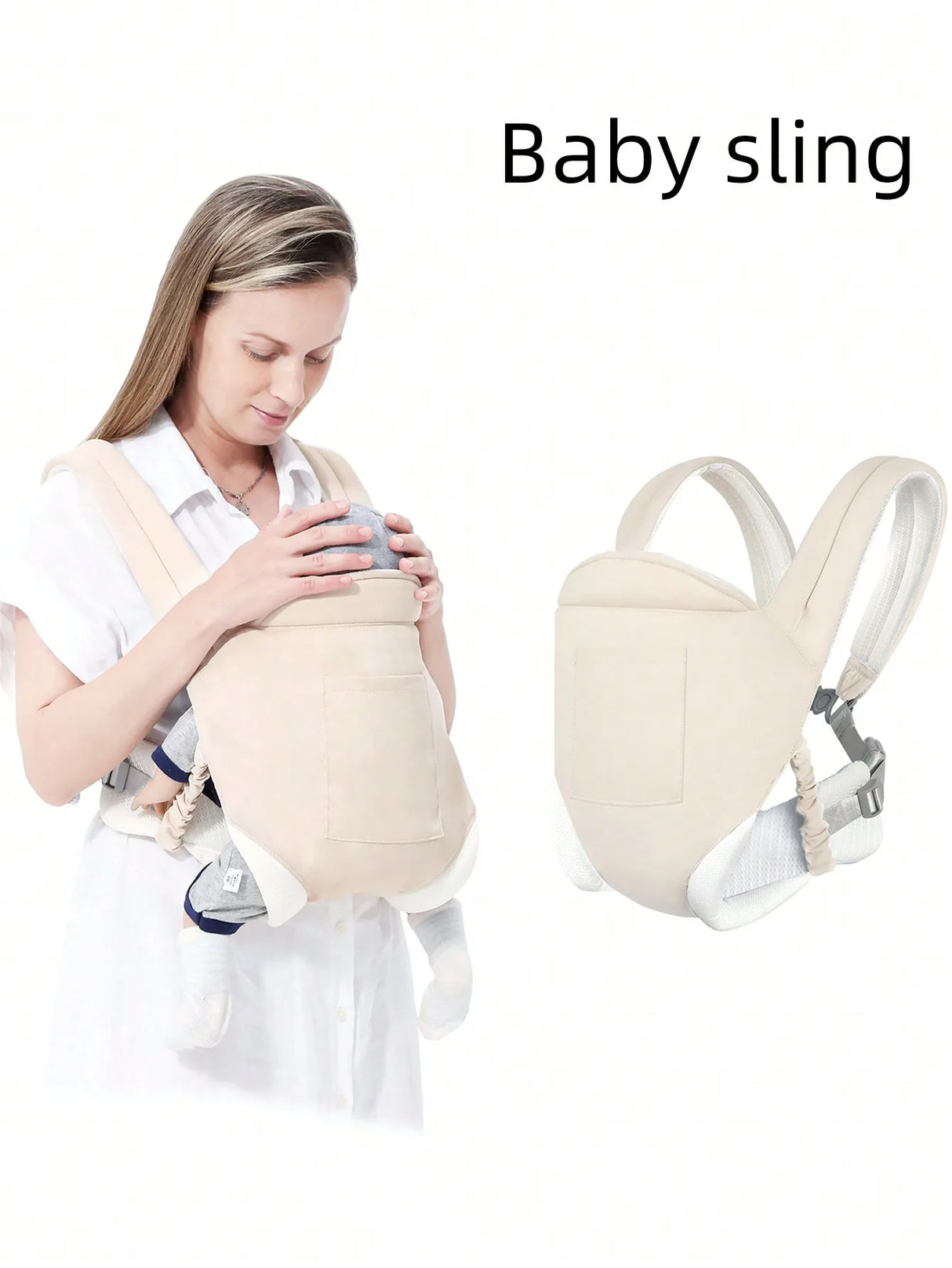 baby Carrier face-in and face-out front and back carry for newborns and older babies Baby Wrap Carrier - All in 1 Original