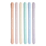 6 Colored Highlighters Drawing Pens Double-ended Highlighter for School Office Supplies Use