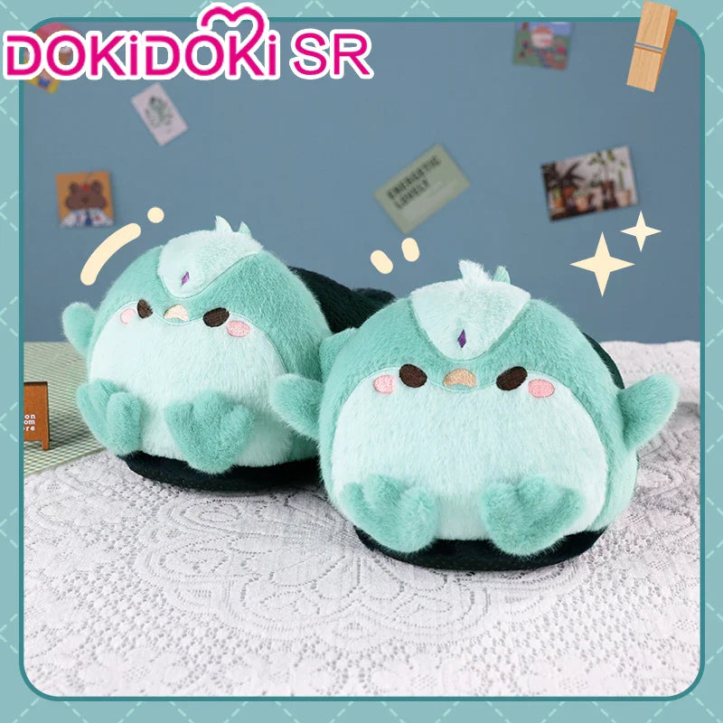 Zhongli/Hutao/Xiao/Scaramouche/Neuvillette Cosplay Shoes Game Genshin Impact DokiDoki-SR Fluffy Plush Slippers