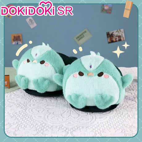 Zhongli/Hutao/Xiao/Scaramouche/Neuvillette Cosplay Shoes Game Genshin Impact DokiDoki-SR Fluffy Plush Slippers