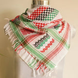 New 125cm Colorful Plaid Muslim Hijab Tactical Desert Arab Scarves Men Women Winter Windy Military Windproof Hiking Scarf