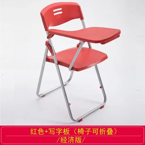 Training chair with table board Conference training room table chair integrated stool Foldable chair Office writing board