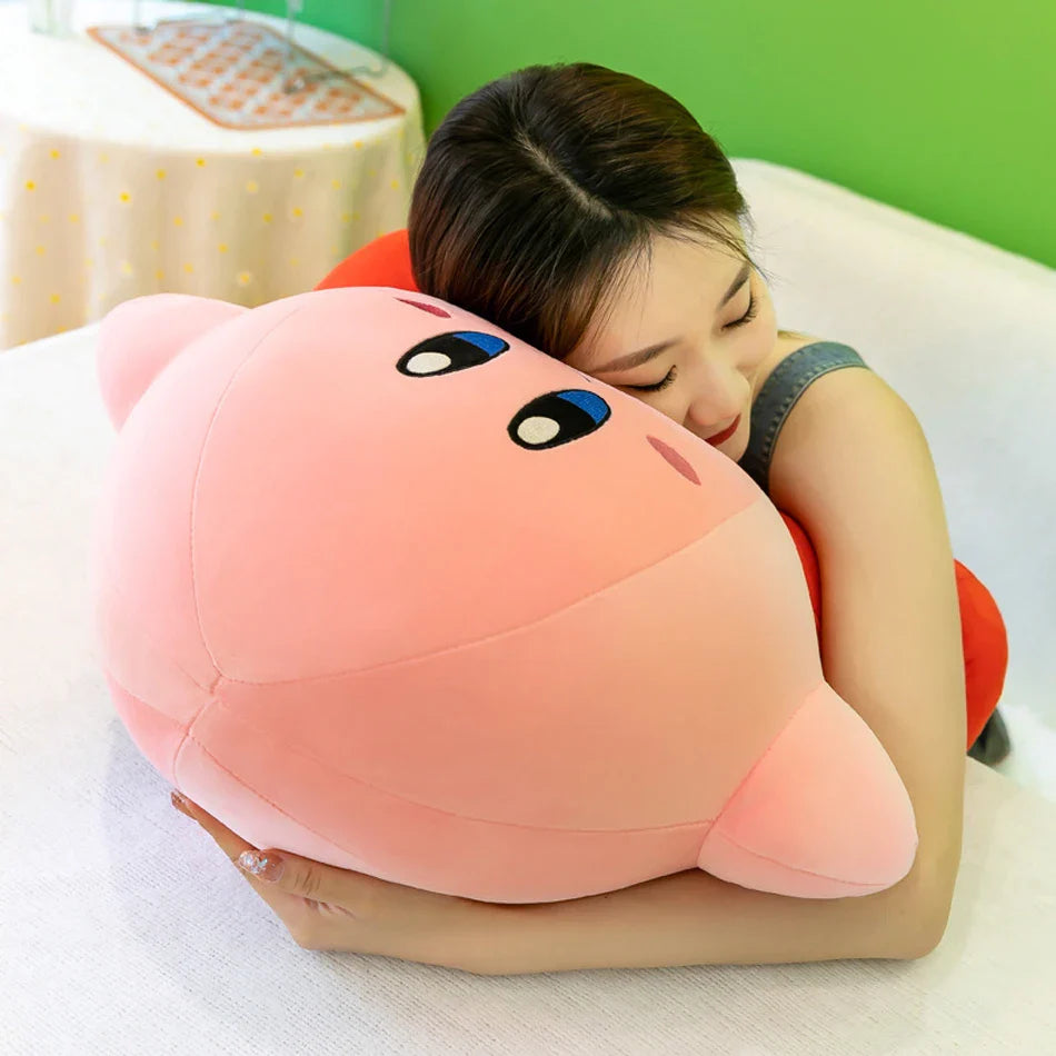 Anime Star Kirbyed Plush Toys Soft Stuffed Animal Doll Fluffy Pink Plush Doll Pillow Room Decoration Toys For Children's Gift