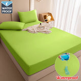 100% Waterproof Mattress Covers Protector Adjustable Bed Fitted Sheets With Elastic Band Single Double King Size 140/160/180x200