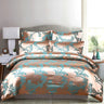 Luxury Floral Duvet Cover with Pillowcase Eur Couple Comforter Bed Quilt Cover Wedding Bedding Set, Queen/Full/King