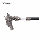 Dragon Head Walking Stick with Hidden Plate Self Defense Fashion Cane Plate Cosplay Crosier Stick 93cm