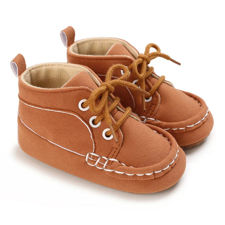 Newborn Baby Shoes Boy Girl Classical Sport Soft Sole PU Leather Multi-Color First Walker Crib Moccasins Casual Sneakers Shoes