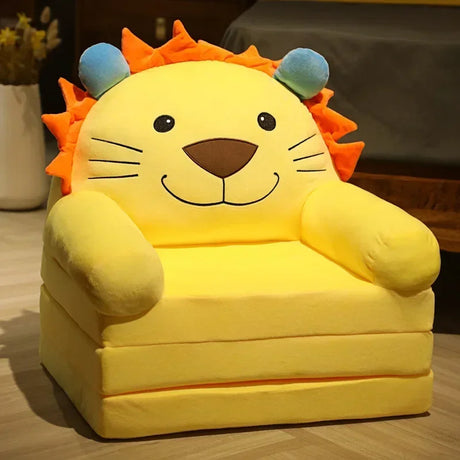 Folding Sofa Creative Cartoon Children Cute Princess Baby Toddler Dual-purpose Child Armchair Lazy Small Bed Seats Practical