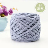 100g Chenille Knitting Yarn Crocheting Hair Soft and Comfortable Knitting Crochet Yarn for Hand Knitting Sweaters and Hats Knit