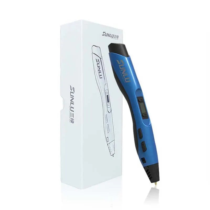 SUNLU SL-300A 3D Printing Pen - Versatile Low-Temperature Tool for PLA/ABS/PCL Filaments with Adjustable Speed & Temperature Control