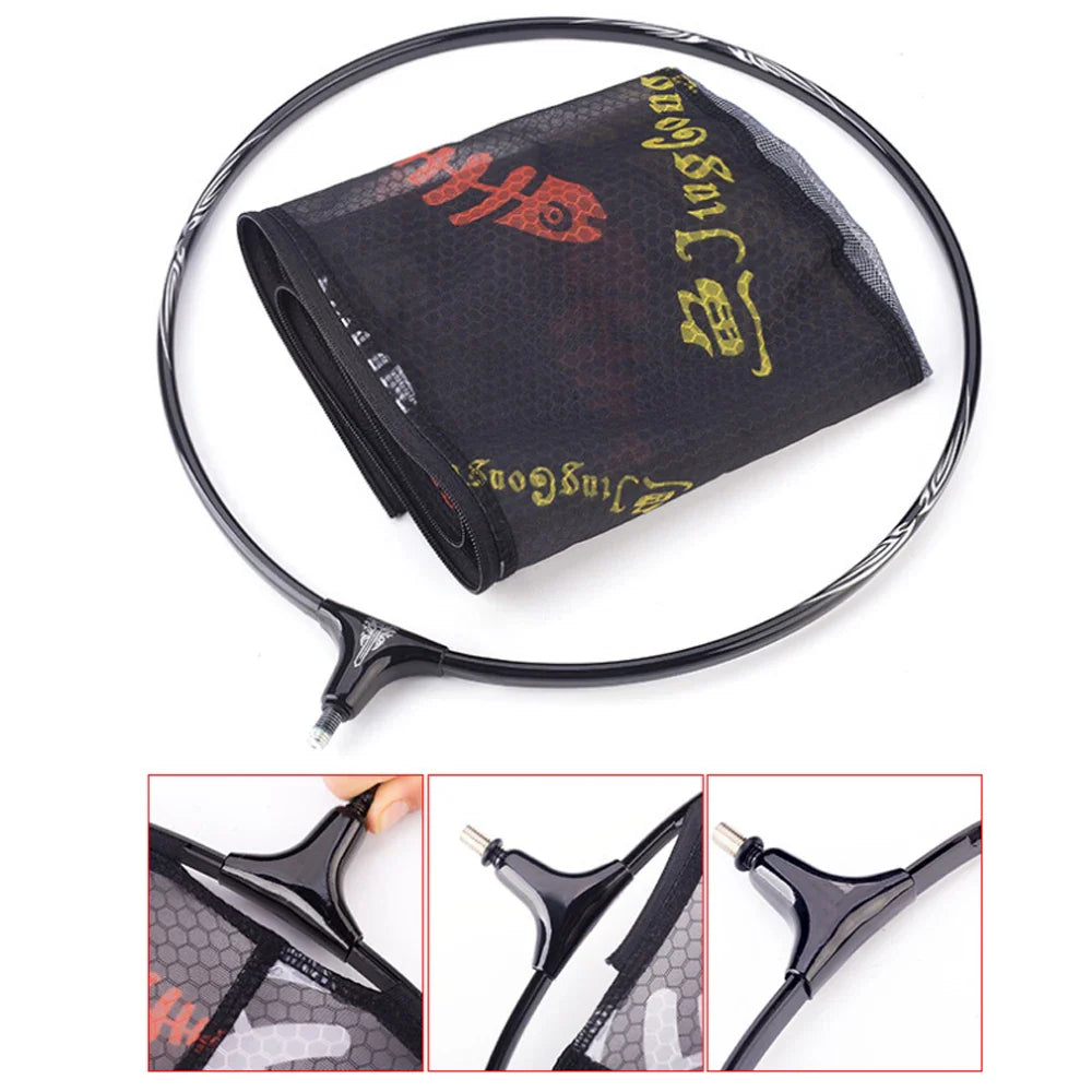 2023 Folding Fish Guard Net Multifunction Metal EVA Bucket Fishing Box Thicken Live Fish Case Outdoor Fishing Tackle Gear XA132