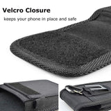 STONEGO 3.5-6.8inch Phone Nylon Pouch Cell Phone Belt Clip Carrying Holster Case Waist Bag for IPhone,Samsung Galaxy