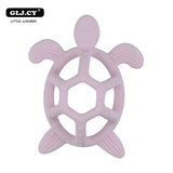 10PCS BPA Free Silicone Turtle Teething Chewable Pendant Nursing DIY Necklace Baby Pacifier Dummy Teether Toy Accessories