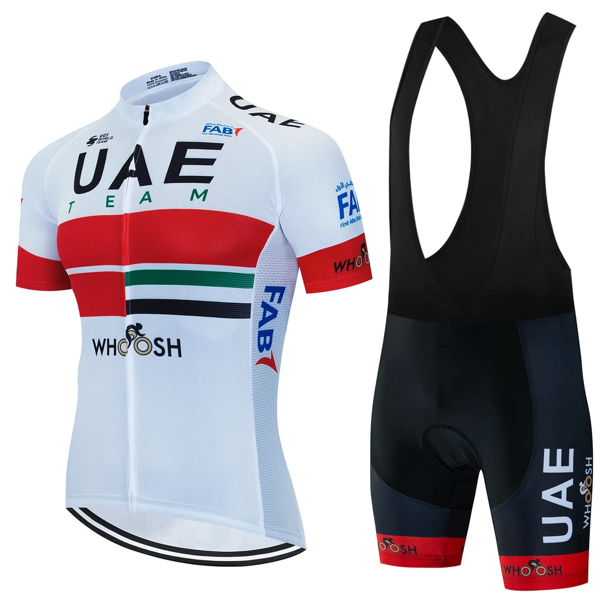 UAE Cycling Mtb Tricuta Man Uniform Men's Clothing Pants Jersey Costume Bike Clothes Shorts 2024 Laser Cut Mens Complete Bib Gel