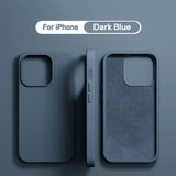 Luxury Liquid Silicone Soft Case Protection For iPhone 15 14 13 12 11 Pro Max Plus Mini Protective Phone Accessories 7 8 XS XR X