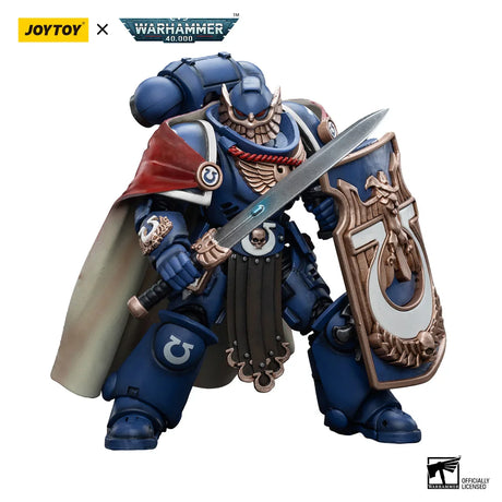 JOYTOY Warhammer 40k Action Figure Ultramarines Primaris Company Champion Parnaeus Veteran Intercessor Anime Military Model Toy