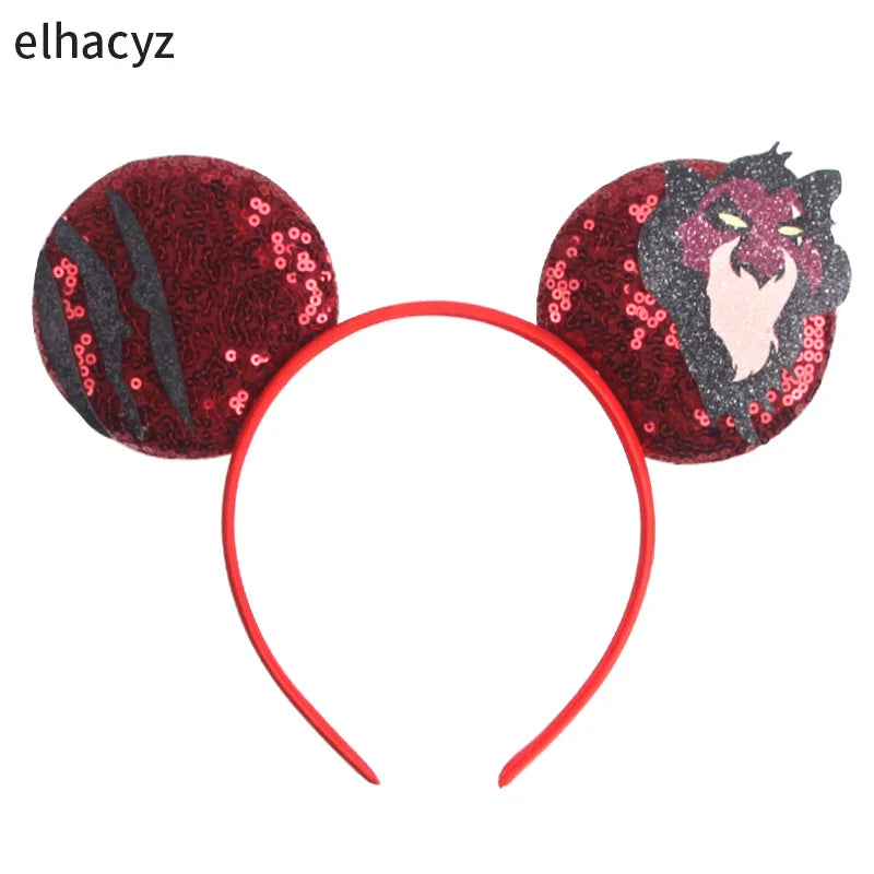 10Pcs/Lot New Colors Mouse Ears Headband Women Festival Party Cosplay Hairband Girls Gift Kids DIY Hair Accessories Wholesale