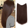 Synthetic Hair Extension No Clip Natural Hair Piece Ombre Fake False One Piece Straight Hairpiece Blonde For Women