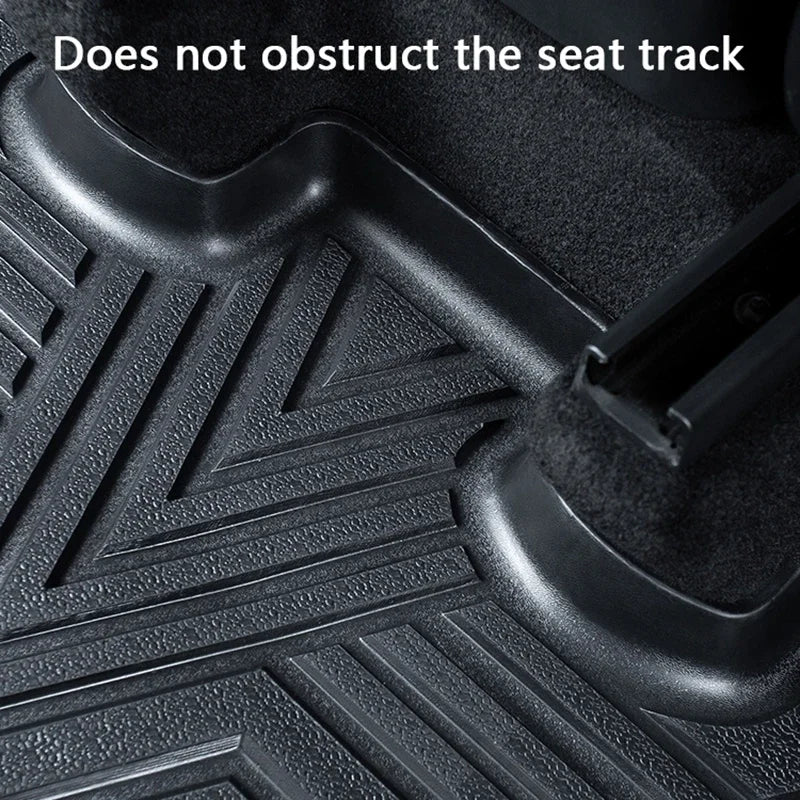 Tesla Model 3/Y Car Waterproof Non-slip Floor Mat For TPE Modified Car Accessories Fully Surrounded Special Foot Pad 2021-2024