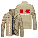 New Kawasaki Motorcycle Jacket Sports Jacket Fashionable Casual Men's Clothing Kawasaki Racing Suit Casual suit jacket