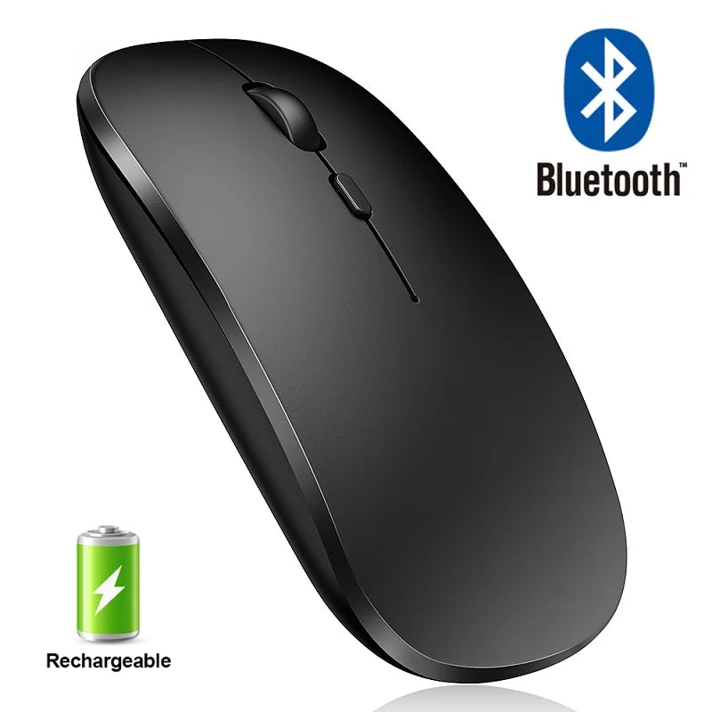 Wireless Mouse Computer Bluetooth Mouse Silent PC Mause Rechargeable Ergonomic Mouse 2.4Ghz USB Optical Mice For Laptop PC