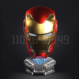 Cartoon Mk50 Wearable 1:1 Iron Man Figures Voice-activated Deformation Helmet Around Marvel Comics Animation Derivatives Toy