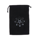 1PCS  Velvet Tarots Oracle Cards Storage Bag Runes Constellation Witch Divination Accessories Jewelry Dice Bag Drawstring Pouch