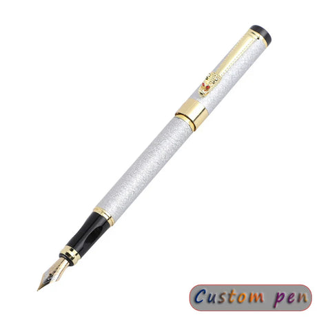 Engraving Custom Dragon Pen Luxury Office Supply School Kit Fountain Ink High Quality Personalized Black Metal Gift Set Writing