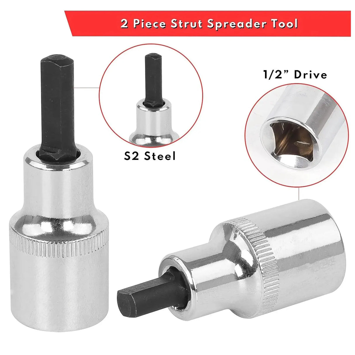 Car Hydraulic Shock Absorber Removal Tool Claw Strut Spreader Suspension Separator Manual Ball Joint Bushing Removal Tool Kit