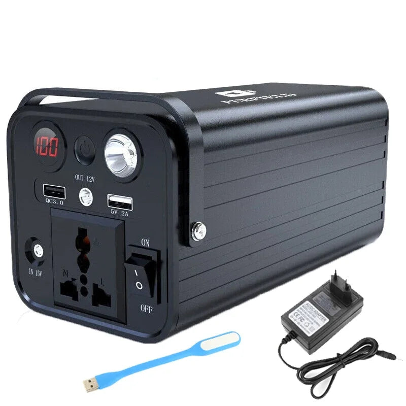 90000mAh 300W Portable Power Station 45000mAh 180W Outdoor Emergency Power Supply Power Bank Generator DC output Battery Charger