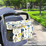 Baby Stroller Organizer Baby Diaper Bag Tote - Mommy Bag 2 Insulated Cup Holder, Adjustable Shoulder Strap, Large capacity