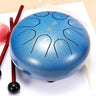 Hluru Glucophone Steel Tongue Drum 6 Inch 8 Notes Ethereal Drum Tone Key C5 Drum Percussion Children Musical Instrument