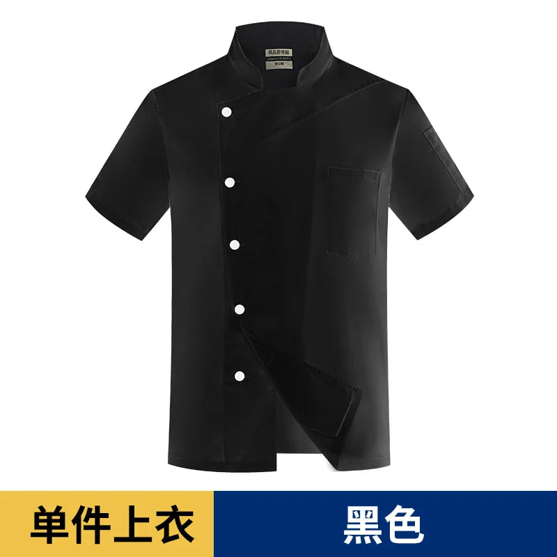 white Chef Jacket Long Sleeve chef uniform Cook Coat Chef T-shirt Baker Work Uniform Waiter Restaurant Hotel Clothes women Logo