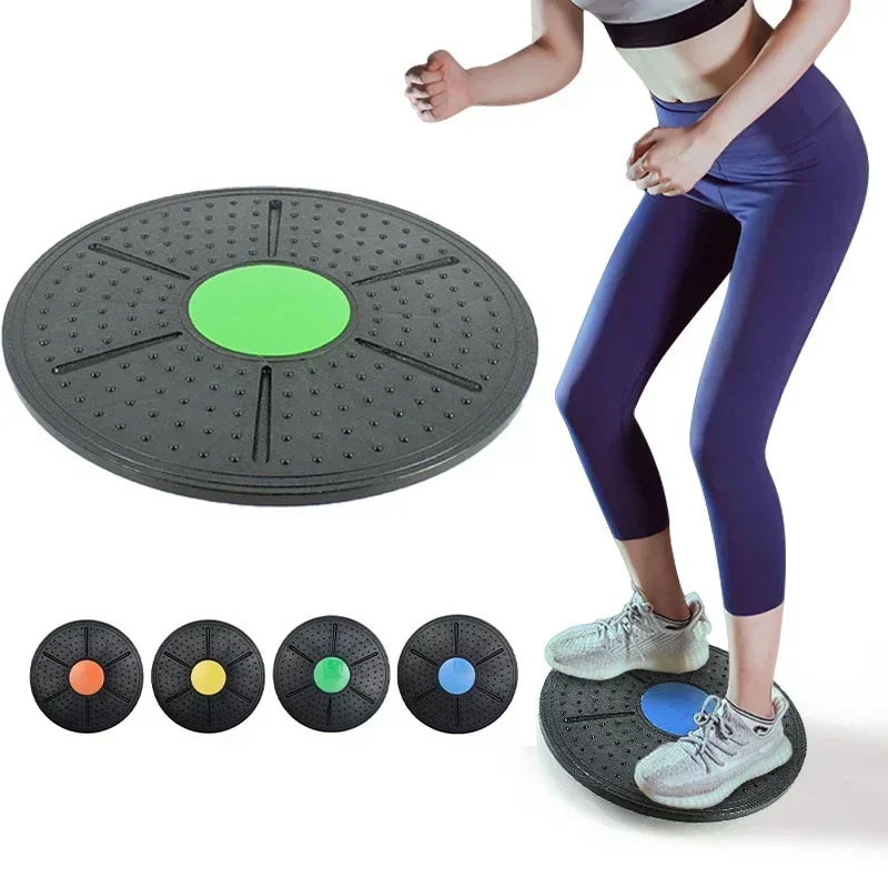 Gym Exerciser Disc Board Yoga Fitness Equipmen Twisting Stability Waist Plate Home Sport Round Wobble Training Rotation Balance