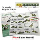 NEW WEDO 2.0 Bricks PF Parts MEDIUM MOTOR Tilt Motion Sensors Building Blocks fit for Classic Robotics 45300 Children Toys Gifts