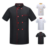 Cool Uniform Quick Dry Chef Jacket Lint-free Unisex Adult Kitchen Chef Coat  Cooking Clothes