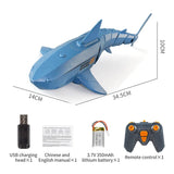 Creative Remote Control Fish Shark Electric 2.4G Radio Rc Animal Robot Educational Water Bath Toy for Boy Kid Children Submarine