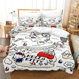 Keeppley Kitty Animation Derivatives Bedding Sets Australia /Europe/USA Full Queen King Size Quilt Duvet Cover