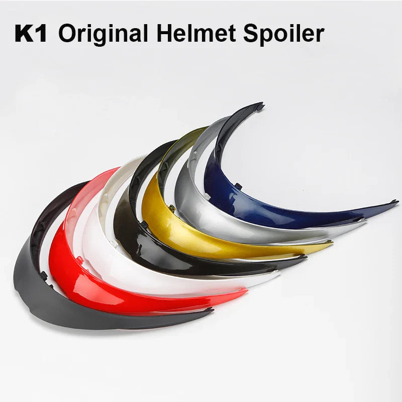 Cascos K1 Motorcycle Helmet Tail Spoiler K1 K3SV K5S Refitting Big Tail Spoiler Universal Capacete De Moto Helmet Accessories