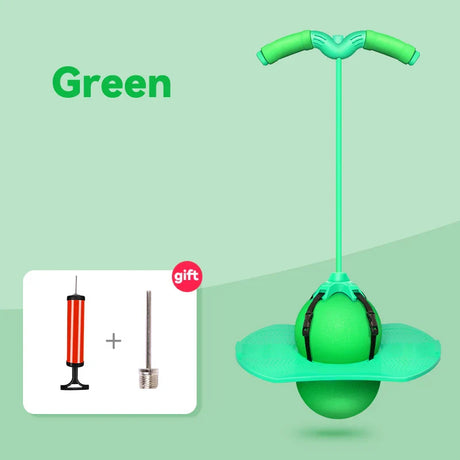 Sports Outdoor Games Toys Children Bouncing Ball with Handle and Pump Balance Platform Bouncy Jump Pogo Ball for Kids Playground