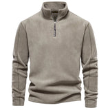 Men Winter Pullover Sweatshirts Fleece Warm Stand-up Collar Pullovers High Quality Male Autumn Outwear Casual Sweatshirts XXL